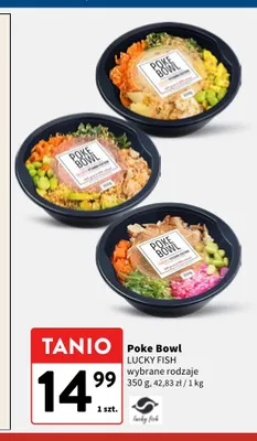 Poke Bowl Lucky Fish promocja w Intermarche
