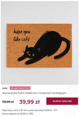 Wycieraczka Felini home&you promocja w home&you