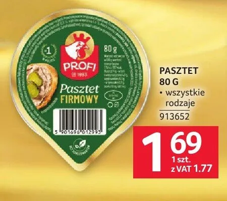 Pasztet firmowy Profi promocja w Selgros