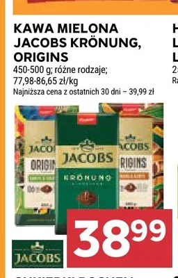 Kawa mielona Jacobs Krönung promocja w Stokrotka