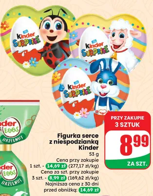 Figurka serce z niespodzianką promocja w Dino