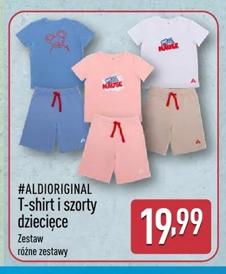 T-shirt i szorty dziecięce #ALDIORIGINAL promocja w Aldi