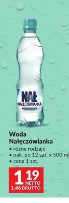 Woda Nałęczowianka promocja w Makro