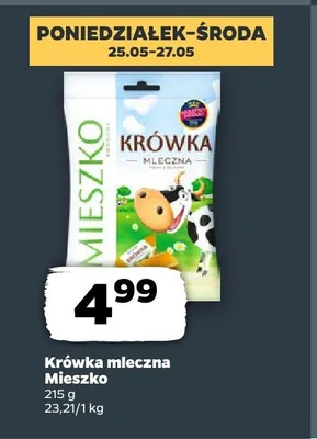 Krówka mleczna Mieszko promocja w Netto