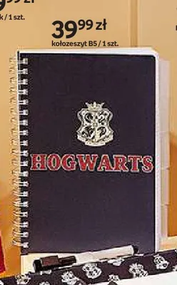 Kołozeszyt B5 Hogwarts Harry Potter promocja w Empik