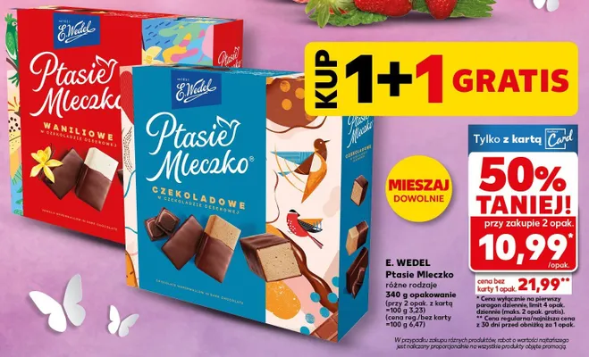 Ptasie mleczko czekoladowe w czekoladzie deserowej promocja w Kaufland