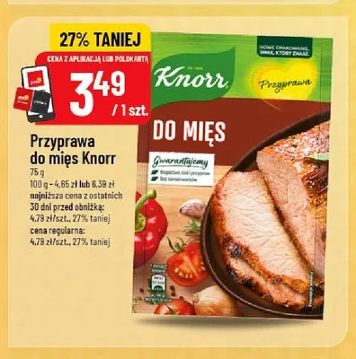 Przyprawa do mięs Knorr promocja w POLOmarket