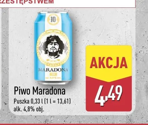 Piwo Maradona promocja w Aldi