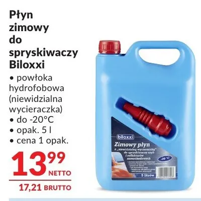 Płyn zimowy do spryskiwaczy Biloxxi promocja w Makro