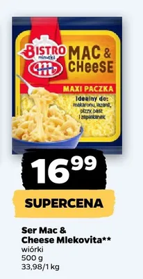 Ser Mac & Cheese wiórki promocja w Netto