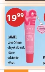 Olejek do ust Love Shine Lamel promocja w Drogerie Laboo