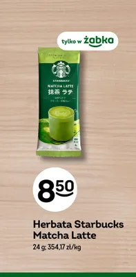 Herbata Starbucks Matcha Latte promocja w Żabka