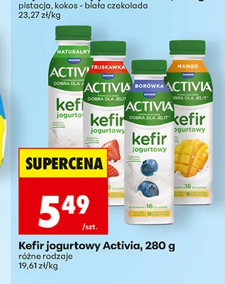 Kefir jogurtowy Activia mango promocja w Biedronka