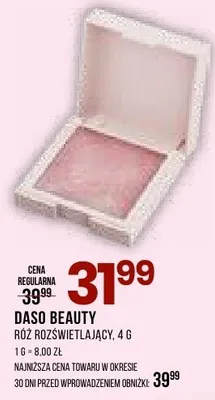 Róż rozświetlający, 4g promocja w Drogerie Natura