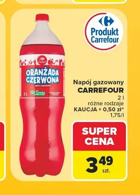 Napój gazowany Carrefour promocja w Carrefour
