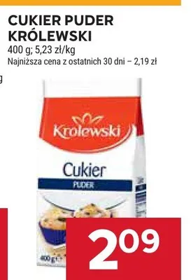 Cukier puder Królewski promocja w Stokrotka