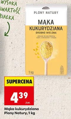 Mąka kukurydziana Płony Natury promocja w Biedronka