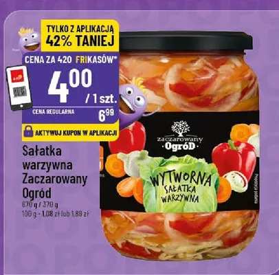 Sałatka warzywna Zaczarowany Ogród promocja w POLOmarket