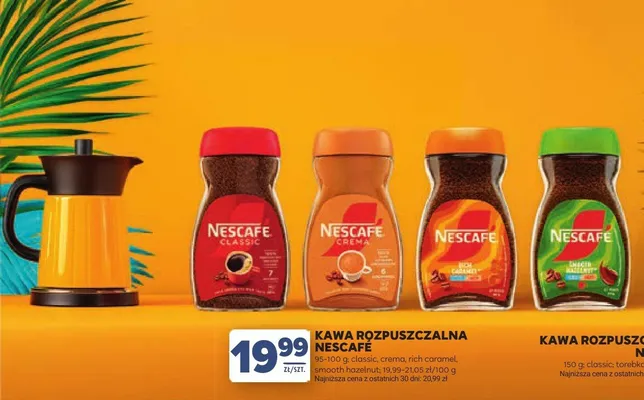 Kawa rozpuszczalna NESCAFÉ smooth hazelnut promocja w Stokrotka