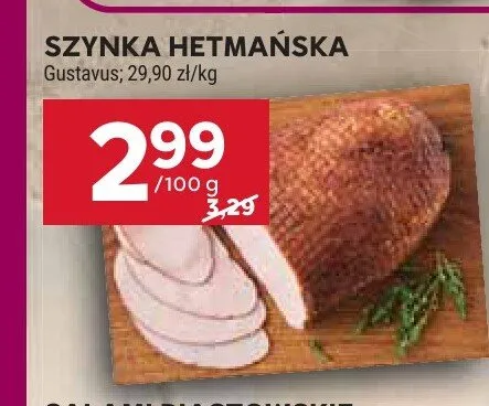 Szynka hetmańska Gustavus promocja w Stokrotka