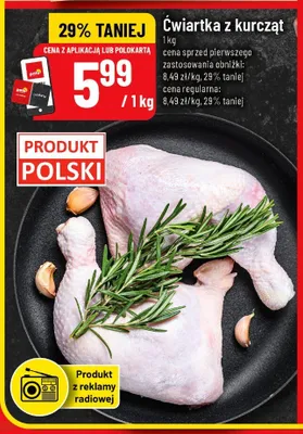 Ćwiartka z kurcząt promocja w POLOmarket