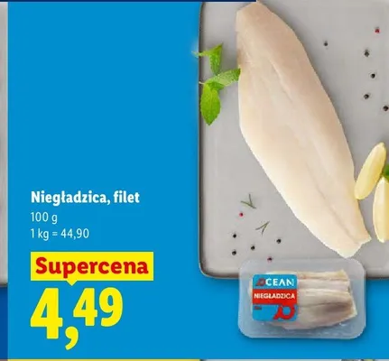 Niegladźica filet Ocean promocja w Lidl