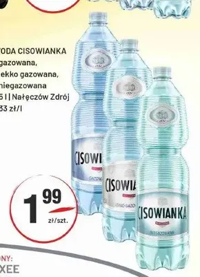 Woda mineralna Cisowianka niegazowana promocja w Sedal