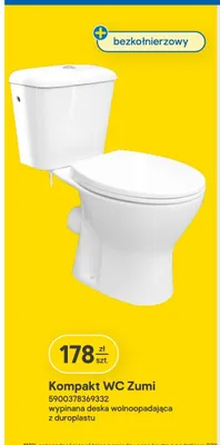 Kompakt WC Zumi promocja w Castorama