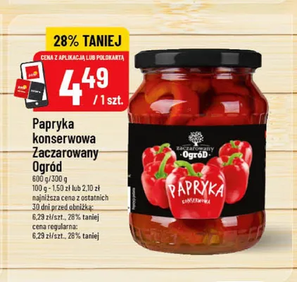 Papryka konserwowa Zaczarowany Ogród promocja w POLOmarket