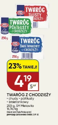 Twaróg z Chodzieży półtłusty promocja w Chata Polska