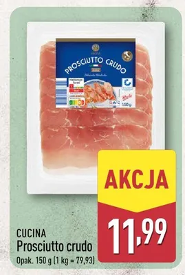 Prosciutto crudo promocja w Aldi