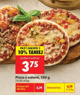 Pizza z salami promocja w Biedronka