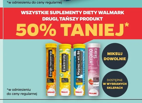 Suplementy diety Walmark promocja w Netto