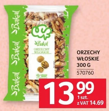 Orzechy włoskie 300 g promocja w Selgros