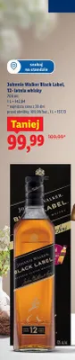 Whisky 12-letnia Black Label promocja w Lidl