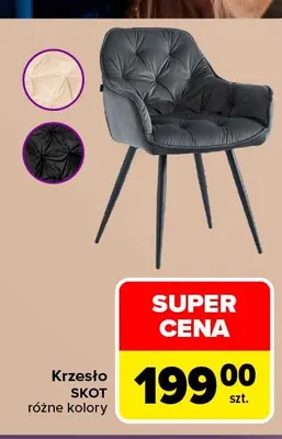 Krzesło Skot promocja w Carrefour