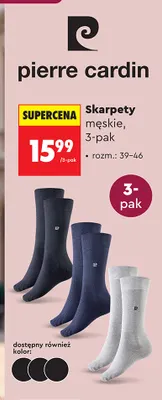 Skarpety męskie Pierre Cardin 3-pak promocja w Biedronka