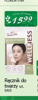 Ręcznik do twarzy Ravi Travella Wellness promocja w CEZAR Delikatesy
