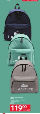 Plecak Lacoste Croc Sport promocja w Selgros