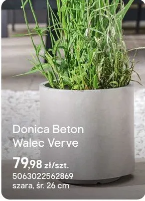 Donica Beton Walec Verve promocja w Castorama