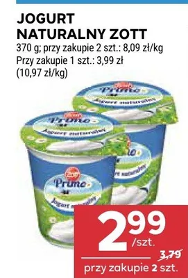 Jogurt naturalny promocja w Stokrotka