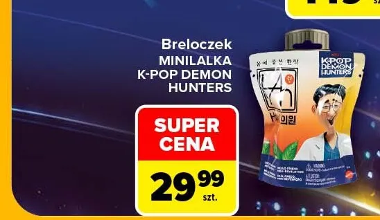 Breloczek minilalka K-Pop Demon Hunters promocja w Carrefour