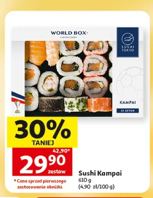 Sushi Kampai World Box promocja w Auchan