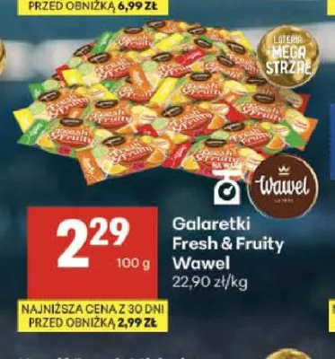 Galaretki Fresh & Fruity Wawel promocja w Delikatesy Centrum