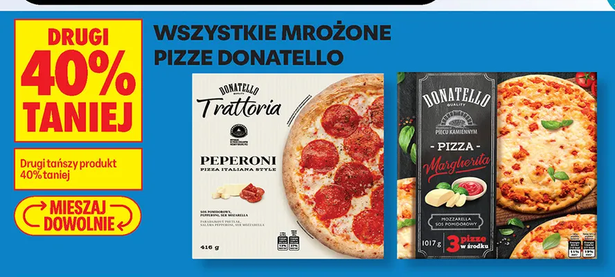 Pizza Margherita Donatello 3-pak promocja w Biedronka