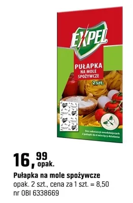 Pułapka na mole spożywcze promocja w OBI