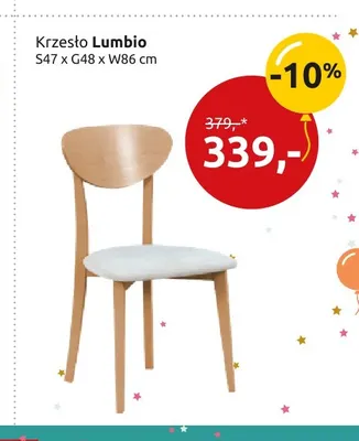 Krzesło Lumbio promocja w Black Red White
