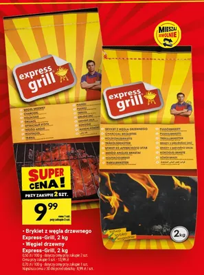 Brykiet z węgla drzewnego Express-Grill promocja w Twój Market