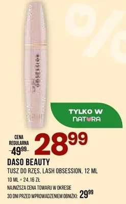 Tusz do rzęs Lash Obsession promocja w Drogerie Natura