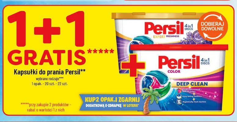 Kapsułki do prania Persil Discs Expert Freshness promocja w POLOmarket